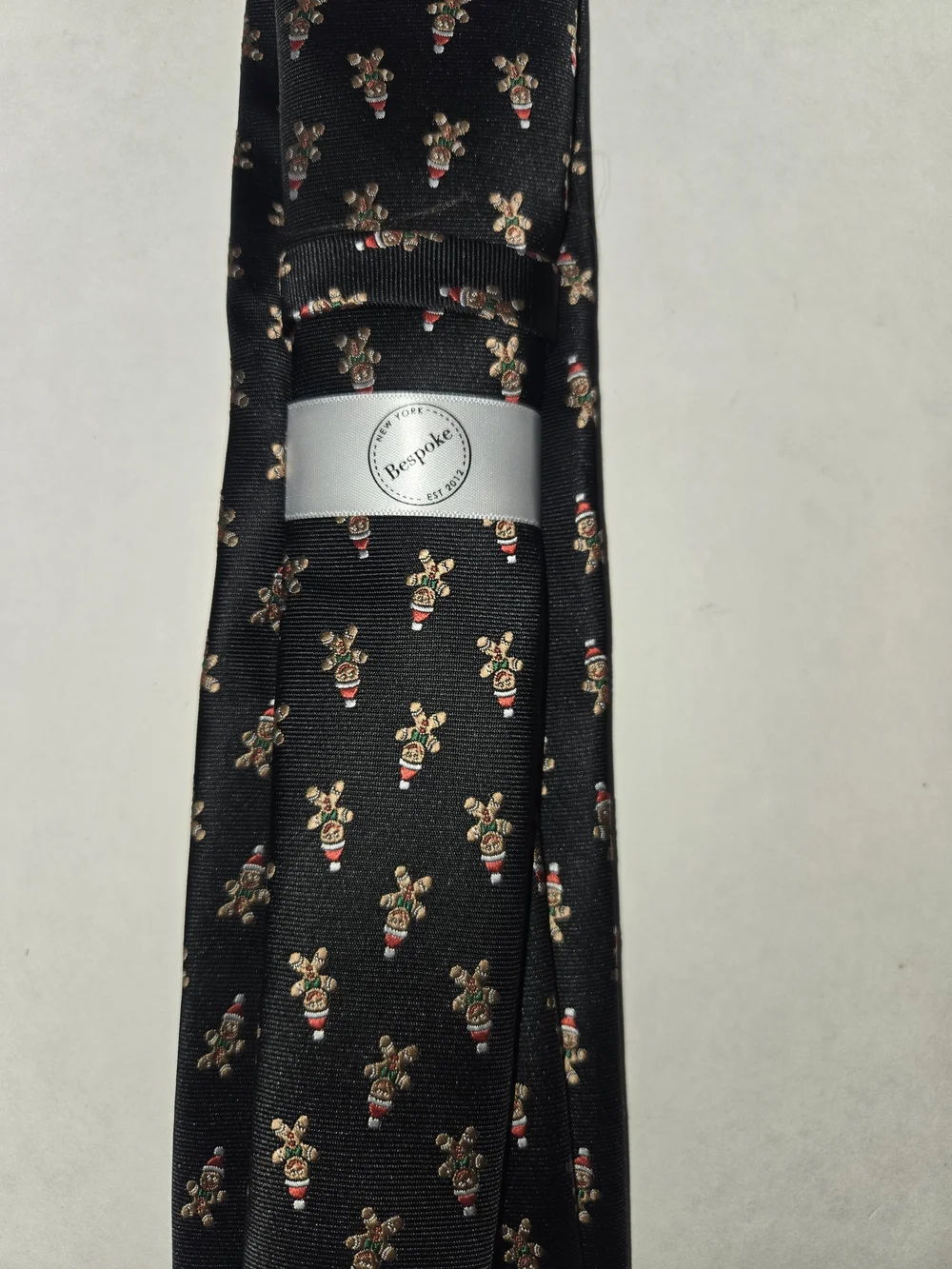 Bespoke Black Ginger Man Christmas Tie